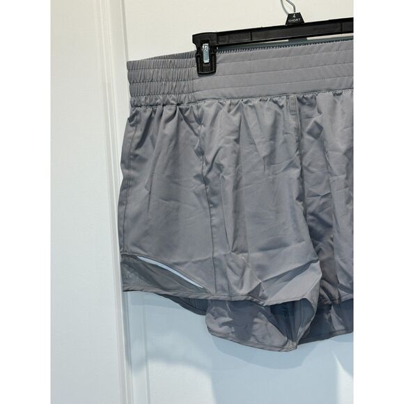 NWT MCEDAR Running Athletic Shorts Gray Women's Size 14 - Picture 4 of 5